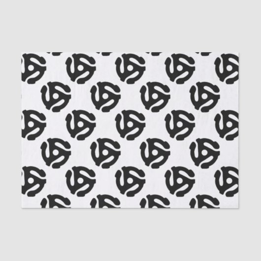 Papier Mousseline Adaptateur vinyle de 7 pouces 45 tr/min insérez l' (Recto)