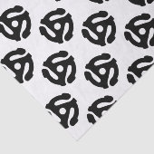 Papier Mousseline Adaptateur vinyle de 7 pouces 45 tr/min insérez l' (Détail)