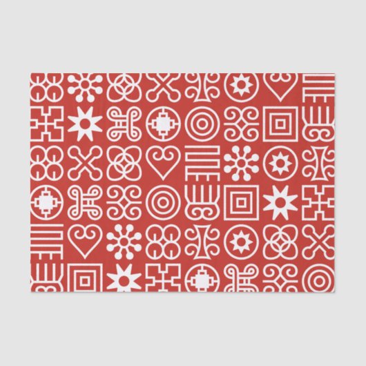 Papier Mousseline Adinkra africaine (Recto)