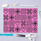 Papier Mousseline Adinkra Imprimer Papier Tissu (Artisanat)