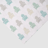 Papier Mousseline Adirondack côtier Chaises Lake House Beach House (Détail)