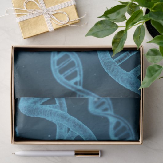 Papier Mousseline ADN double hélix (Cadeau)