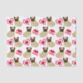 Papier Mousseline Adorable Carlins Valentine (Recto)
