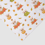 Papier Mousseline Adorable Chouettes (Détail)