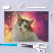 Papier Mousseline Adorable Cute Calico Chat (Artisanat)