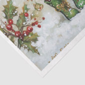 Papier Mousseline Adorable elfes de Noël (Détail)