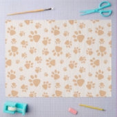 Papier Mousseline Adorable Empreinte de patte de chien (Artisanat)
