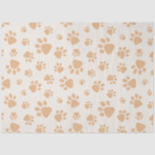 Papier Mousseline Adorable Empreinte de patte de chien (Recto)