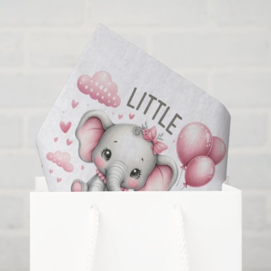 Papier Mousseline Adorable Girl Little Peanut (Sac cadeau)