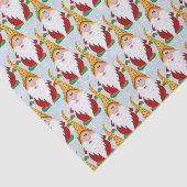 Papier Mousseline Adorable Gnome Xmas Noël Enfants Tissu Papier (Détail)