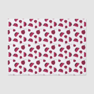 Papier Mousseline adorable Ladybugs