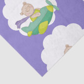 Papier Mousseline Adorable Pastel Étiquette Teddy Bear (Détail)