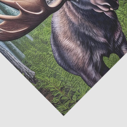 Papier Mousseline Adorable Petite Oie Abstraite (Détail)