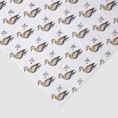 Papier Mousseline Adorable Ringed Teal Duck Swimming (Détail)