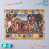 PAPIER MOUSSELINE ADORATION DE MAGI CHRISTMAS PARCHEMENT FLORAL, GEM (Artisanat)