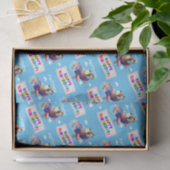 Papier Mousseline Aéronef vol de chien Personnalisé Anniversaire (Cadeau)