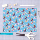 Papier Mousseline Aéronef vol de chien Personnalisé Anniversaire (Artisanat)