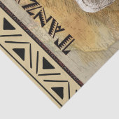 Papier Mousseline Affiche de voyage Tiger Afrique (Détail)