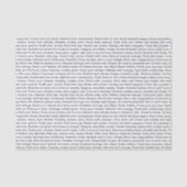 Papier Mousseline Affirmations de journal d'art (Recto)