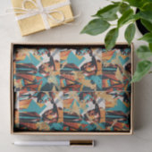 Papier Mousseline Africain-Américain Noir (Cadeau)