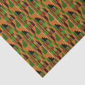 Papier Mousseline Africain classique Kente Motif en tissu K01 (Détail)