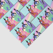 Papier Mousseline African Rainbow Parade (Détail)