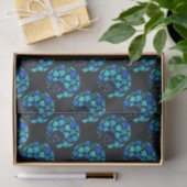 Papier Mousseline Afro Diva Bleu (Cadeau)