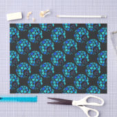 Papier Mousseline Afro Diva Bleu (Artisanat)