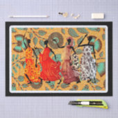 Papier Mousseline Afrocentrique (Artisanat)