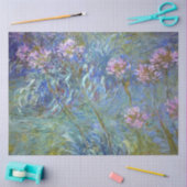 Papier Mousseline Agapanthus, Monet (Artisanat)