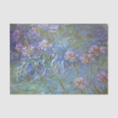 Papier Mousseline Agapanthus par Claude Monet (Recto)