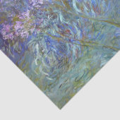 Papier Mousseline Agapanthus par Claude Monet (Détail)