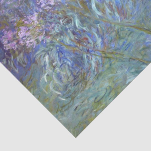 Papier Mousseline Agapanthus par Claude Monet (Détail)