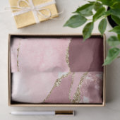 Papier Mousseline Agate De Broussage rose Et De Parties scintillant (Cadeau)