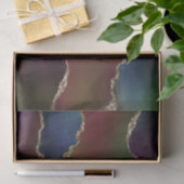 Papier Mousseline Agate foncé intense | Moody Rainbow Jewel Tone (Cadeau)