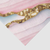 Papier Mousseline Agate Marble tendance Blue Pink Gold Collection (Détail)
