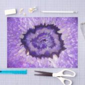 Papier Mousseline Agate pourpre Geode de Falln (Artisanat)