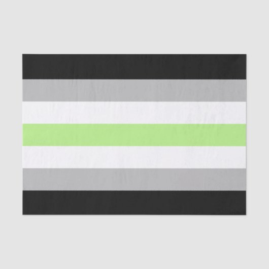 Papier Mousseline Agender Pride (Recto)