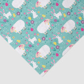 Papier Mousseline Agneaux de Pâques (Détail)