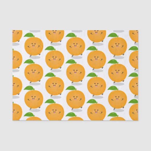 Papier Mousseline Agréable agrumes d'orange (Recto)