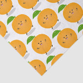 Papier Mousseline Agréable agrumes d'orange (Détail)