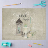 Papier Mousseline Agritourisme Floral Ephémère bois Découpage (Artisanat)