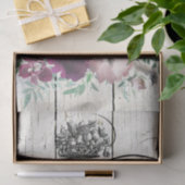 Papier Mousseline Agritourisme Floral Leghorn Poulets (Cadeau)