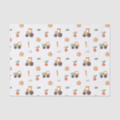 Papier Mousseline Agritourisme jardin aquarelle Motif amusant (Recto)