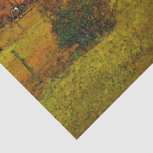 Papier Mousseline Agritourisme Papier de découpage d'automne (Détail)