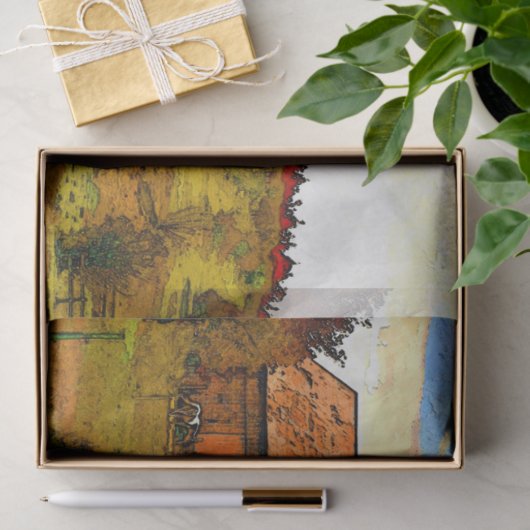 Papier Mousseline Agritourisme Papier de découpage d'automne (Cadeau)