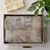 Papier Mousseline Agritourisme rustique Vache de printemps Pays et c (Cadeau)