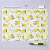 Papier Mousseline Agrumes TROPICALES FRUITS D'ÉTÉ Citrons d'orange (Artisanat)