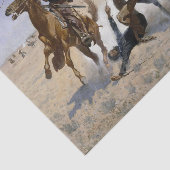 Papier Mousseline Aiding a Comrade by Frederic Remington (Détail)