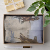 Papier Mousseline Aiding a Comrade by Frederic Remington (Cadeau)